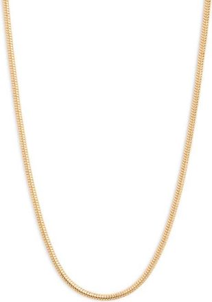 Nordstrom 20-Inch Round Snake Chain Necklace in Gold at Nordstrom