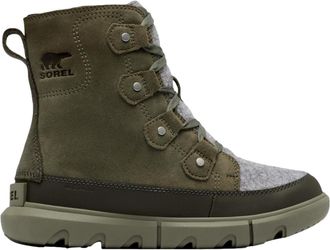 Sorel Explorer Next Joan Waterproof Stone Green/Alpine Tundra 2068791-397 Womens