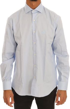 Cavalli Cotton Slim Fit Dress Mens Shirt