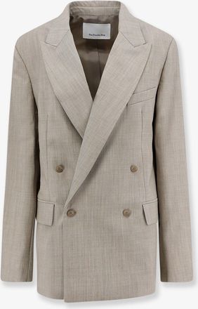 Frankie Shop Blazer doppiopetto Newark in lana vergine m&eacute;lange - THE FRANKIE SHOP - gender_Woman