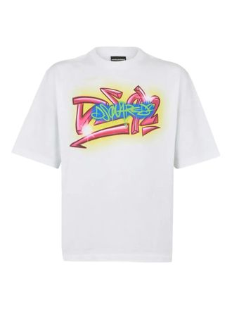 Dsquared2 T-shirt con grafica - Bianco