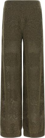Brunello Cucinelli Bicolor Nylon Casual Womens Pants