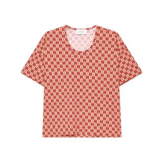 Maliparmi T-Shirts, female, Red, Size: XS Diamond Glow T-Shirt