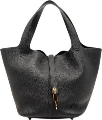 Herm&egrave;s Pre-owned Picotin Lock 22 - Pre-owned - Mujer - Negro - ONE SIZE