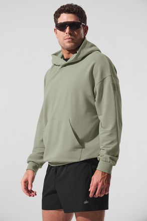 Alo | Double Take Hoodie in Limestone Green, Size: 2XL