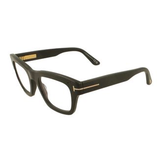 Tom Ford Glasses, unisex, Black, Size: 52 MM Square Frame Blue Light Filter Glasses