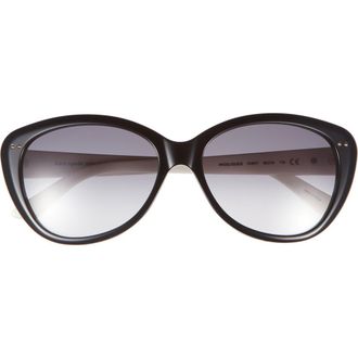 Kate Spade New York angelique 55mm retro sunglasses in 0Fu8-Y7 at Nordstrom Rack