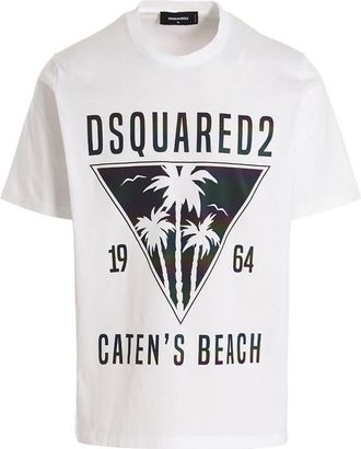 Dsquared2 White Crew Neck T-Shirt