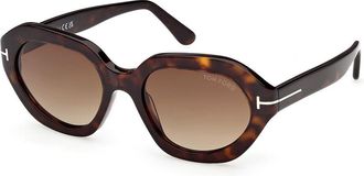 Tom Ford FT1341 MERYL-02 52F Womens Sunglasses Tortoiseshell Size 53