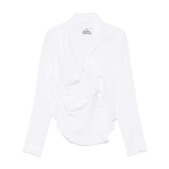 Vivienne Westwood Shirts, female, White, Size: S White Galatea Shirt for Women