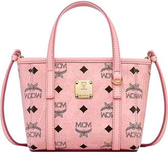 MCM Toni Top-Zip Shopper In Visetos