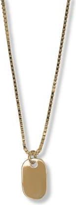 Argento Vivo Mens Tag Necklace in Gold at Nordstrom Rack