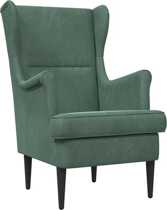 vidaXL Sill&oacute;n Verde Mar Terciopelo Vidaxl