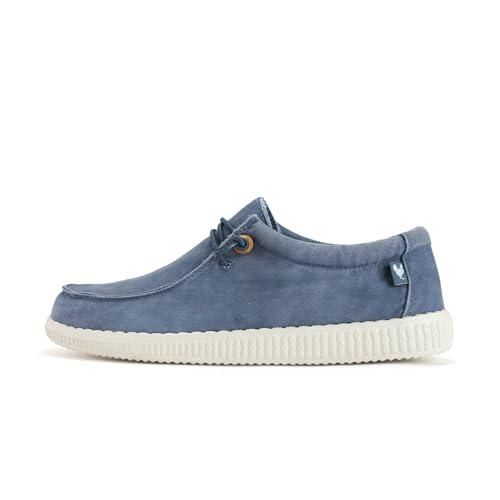 Mocassins Woolie Kickback Chaise 2.0 - Chaussures Sans Talon En Daim Et Toile, Doublure Laine, Semelle Amortie - 6