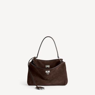 Balenciaga Womens Rodeo Top Handle S Brown Sacs Port&eacute; &Eacute;paule