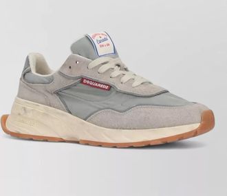 Dsquared2 low top sneakers lace up round toe