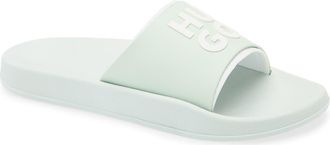 BOSS Nil Slide Sandal in Light/Pastel Green at Nordstrom Rack, Size 11Us / 10Uk