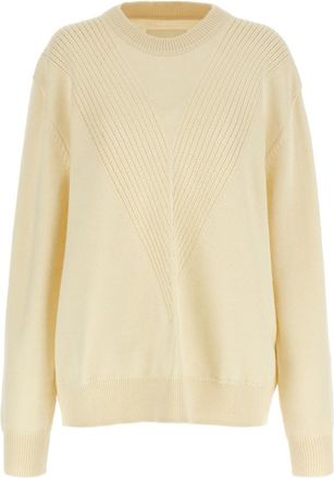 Jil Sander Off White Wool Sweater