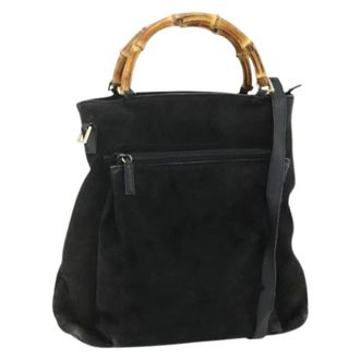 Gucci Pre-owned Handbags, female, Black, Size: ONE SIZE Pre-owned Vintage Hand Bag