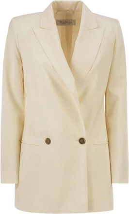 Max Mara Blazers - Dames - Blazers - Beige - S - Jassen