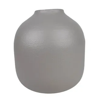 Foreside Home And Garden Textured Vase Gray Metal at Nordstrom