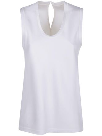 Carven Womens Tank Top - White - Size EU 36 (Womens)