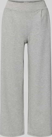 Ichi Stoffhose mit Eingrifftaschen in Hellgrau, Größe XXL