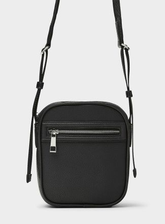 Le 31 Mens Genuine leather zipped camera bag