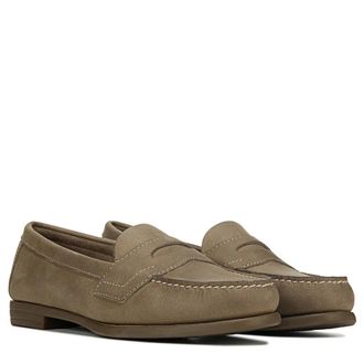 Eastland Classic II Penny Loafers Womens Gray Leather Moc Toe Shoes RHS8286