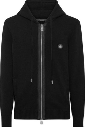 Billionaire Boys Club Wool Knit Hoodie - Heren - Vesten met rits - Zwart - 2XL - Wol - Hoodies & sweatvesten