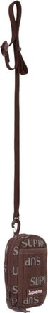 SUPREME FW26 Neck Pouch Brown FW26B10-BROWN