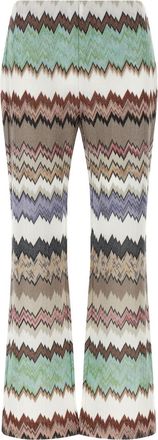 Missoni Multicolor Lam snake viscose pants