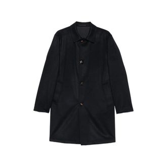 Kired Single-breasted Reversible Coat