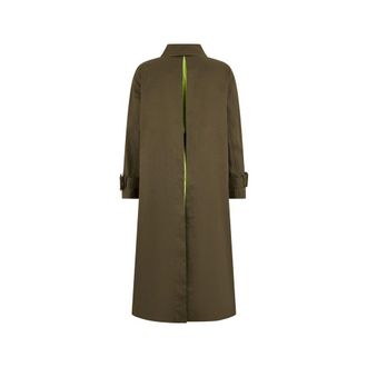 Herno Cotton Trench Coat - Green