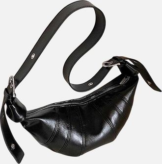 XY London Womens XY London Womens/Ladies Natalie Crescent Shaped Crossbody Bag - Black - Size: ONE size