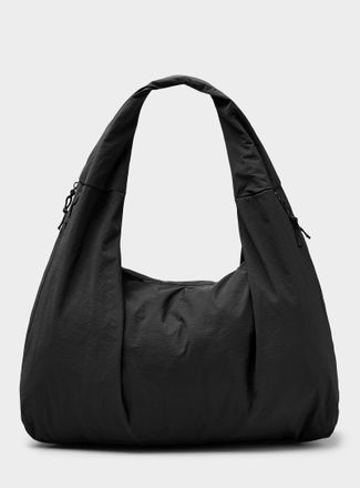 Le 31 Mens Crinkled nylon half-moon bag Imported from Seoul