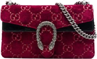 Gucci Pre-owned Leather gucci-bags - Dames - Vintage Schoudertas - Rood - ONE Size - Vintage