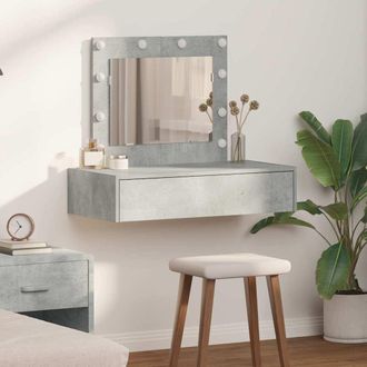 vidaXL Tavolo Da Trucco Grigio 83 X 40 X 70 Cm Legno Multistrato - Vidaxl