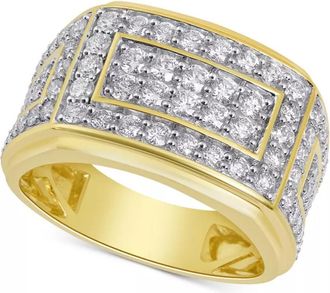 Pompeii3 2Ct Mens Diamond Ring in 14k Gold Lab Grown