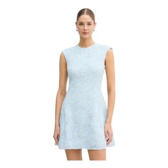 Rotate ROTATE Birger Christensen - Vestido Corto de Malla - Dresses - Mujer - Azul - M