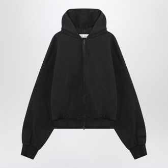 Fear of God Black Washed Zip Hoodie
