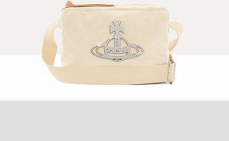 Vivienne Westwood Jude Crossbody Canvas Natural