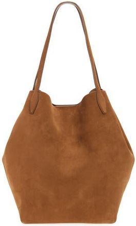 Madewell Oversize Suede Shopper in Dried Acorn at Nordstrom Rack
