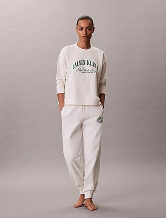 Calvin Klein Cotton Heritage Logo Pyjama Top