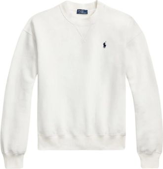 Polo Ralph Lauren Donna, Felpe, Bianco, L, new
