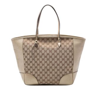 Gucci Pre-owned Gucci GG Canvas and Leather Bree Tote Ladies HR1YVV79O2GR6BE4