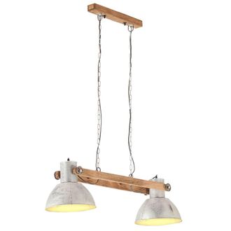 vidaXL L&aacute;mpara Colgante Industrial 25 W Plateada 109 Cm E27 Vidaxl