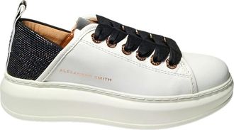 Alexander Smith Casual Leren Sneaker - Dames - Sneakers - Wit - 36 EU - Leer - Schoenen
