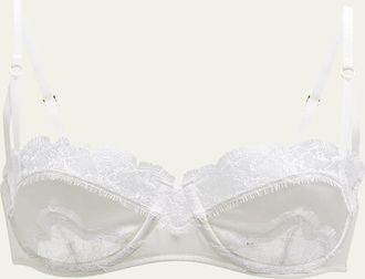 Kiki De Montparnasse Sensuel Lace-Trim Underwire Balconette Bra