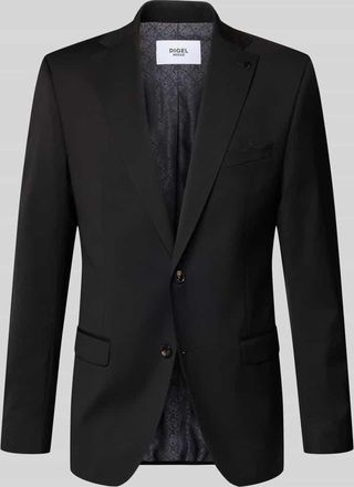 Digel Slim Fit 2-Knopf-Sakko mit Pattentaschen Modell Move Alesso in Black, Gr&ouml;&szlig;e 25